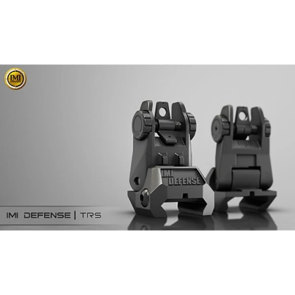 IMI Defense TRS – Tactical Rear Polymer Flip Up Sight - Black 2 IMI Defense TRS – Tactical Rear Polymer Flip Up Sight - Black - Image 2