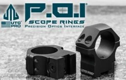 UTG PRO 1"/2PCs Medium Profile P.O.I Dovetail Rings