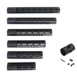 Rifleworks Free Float Keymod Handguard With Steel Nut - 13.5 Inch