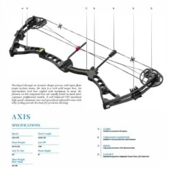 EK Archery Axis 60 Lbs Compound Bow - Blue -Outdoor Gear Shop co 039b02 3