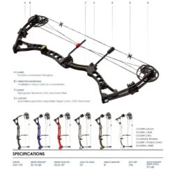 EK Archery Axis 60 Lbs Compound Bow - Blue -Outdoor Gear Shop co 039b04 3